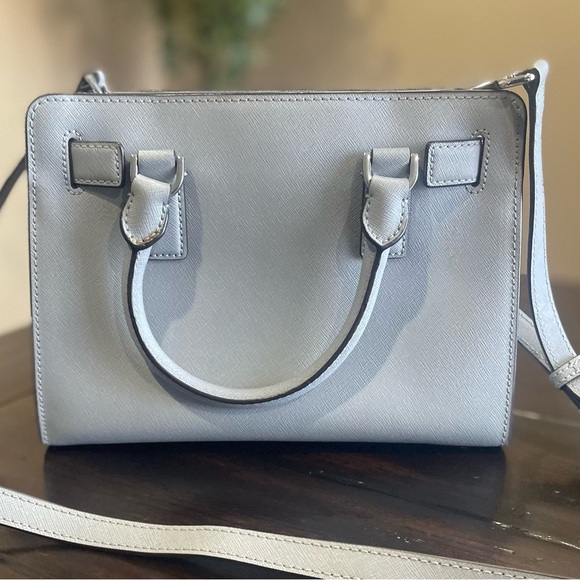 Michael Kors Blue Satchel with Structured Design - Picture 2 of 9